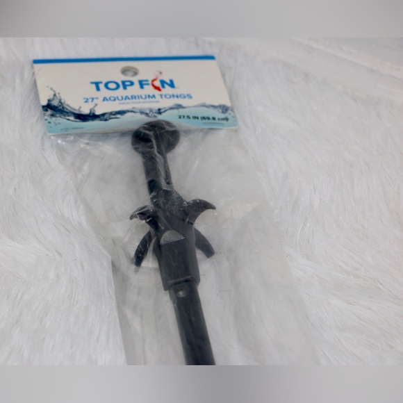 Top Fin Aquarium Tongs 27” Multipurpose Fresh And Salt Water Pets Or Fish Tanks - Picture 3 of 5